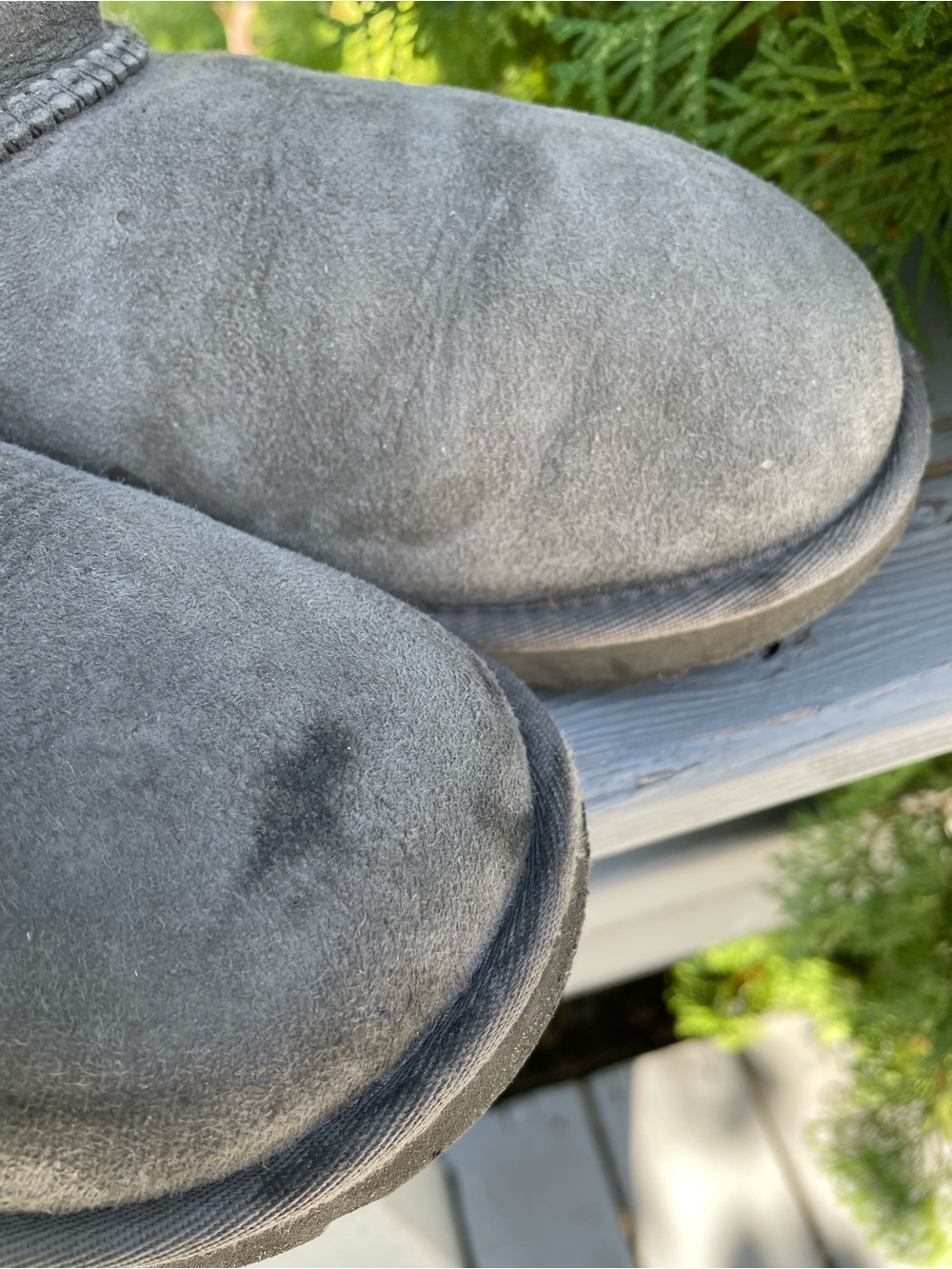 UGG Boots Classic Mini II size 7 Gray - Picture 3 of 14